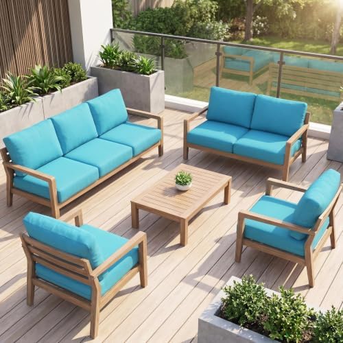 14Pcs Patio Cushion Covers Stretch Outdoor Furniture Protector Slipcovers - Image 6