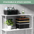 BYUNER Black Shower Caddy Portable: Plastic Bathroom Caddy Organizer - Image 4