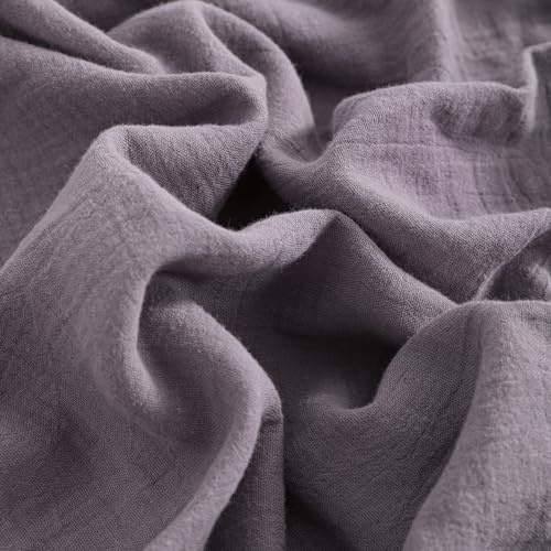 NTBAY 2 Pack Muslin Cotton Crib Sheets, Soft and Breathable Double Layer 28x52 - Image 3