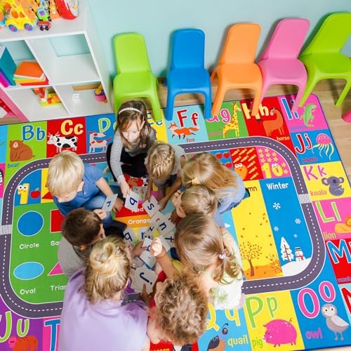 HOMORE Kids Rug, 6x9 Kids Educational Area Rugs - Image 4