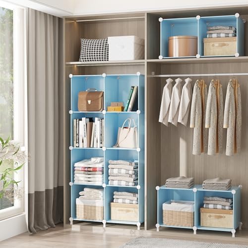 AWTATOS Cube Storage Organizer, Closet Organizers, 6 Cube Shelf - Image 5