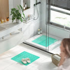 HITSLAM Shower Mat Anti Slip, Square Bath Mat - Image 6