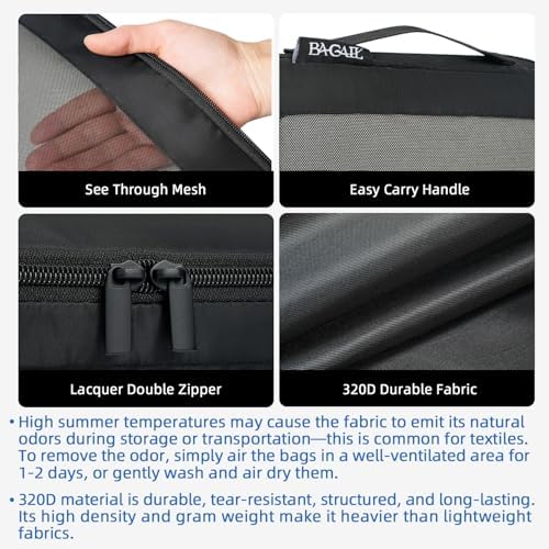 BAGAIL 4 Set/6 Set/8 Set Compression Packing Cubes Travel Accessories - Image 6