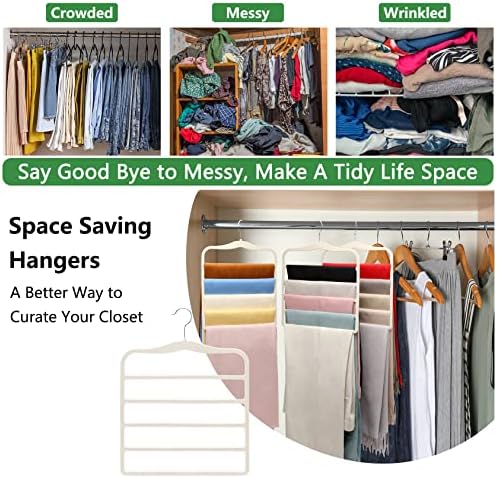 Magic Pants Velvet Hangers for Organization and Storage - Image 5