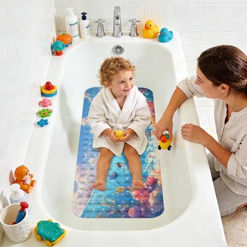 Kids Bathtub Mat, Non Slip Cartoon Bath Mat - Image 6