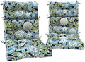 DYTXIII Outdoor High Back Chair Cushions Set of 2, Water Repellent Tufted by DYTXIII