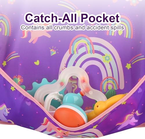 Accmor 3 Pack Long Sleeve Bibs, Baby Smock Waterproof Sleeved Bib Smock - Image 5