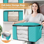 Fab totes 10 Pack Storage Bags for Clothes Blanket Storage Bins - Image 5