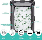 Pack n Play Sheets, BROLEX 2 Pack Mini Crib Sheets, Stretchy Portable Fitted - Image 2