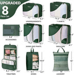 OlarHike Packing Cubes for Travel, Gifts for Women Mom, Anti-Tearing Suitcase - Image 2