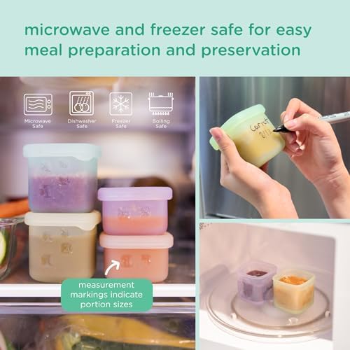 Olababy Silicone Baby Food Storage Containers 4pk - Image 5