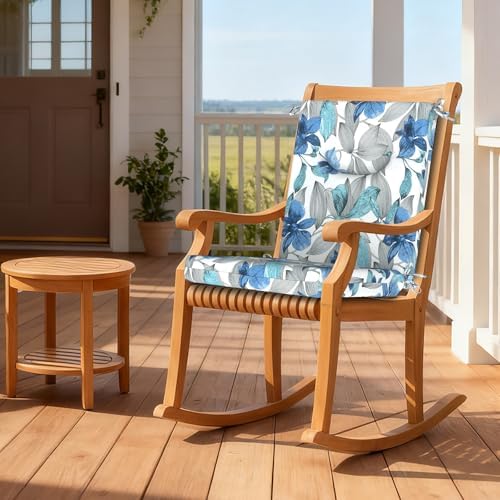 DYTXIII Outdoor High Back Chair Cushions Set of 2, 44x20 in Water Repellent - Image 2