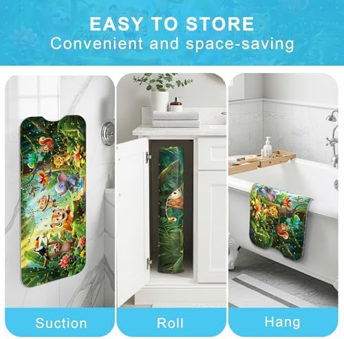 Bath Mat for Tub Non Slip Kids Bathtub Mat 40x16 Baby Bath Mat - Image 6