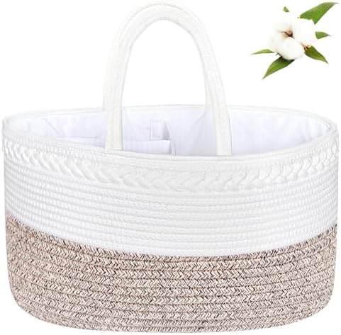 ABenkle X-Large Diaper Caddy Organizer, Nursery Baby Basket by ABenkle