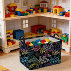 Rectangular Kids Baskets, Waterproof Foldable Storage Basket - Image 2