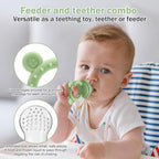 Baby Teething Toy with Fruit Food Feeder & Popsicle Freezer Molds Set - Image 3