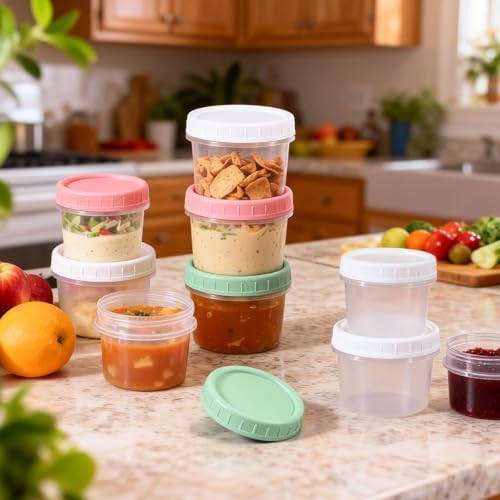 DEMORA 6 oz Small Plastic Containers - Image 3