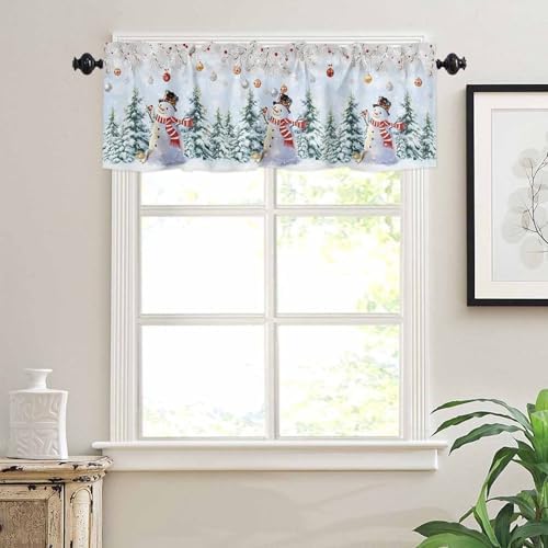 Snowman Kitchen Curtains and Valances Set - Image 6