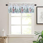Snowman Kitchen Curtains and Valances Set - Image 6