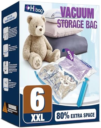 XXL Jumbo Vacuum Seal Storage Bags Extra Large by HIBAG