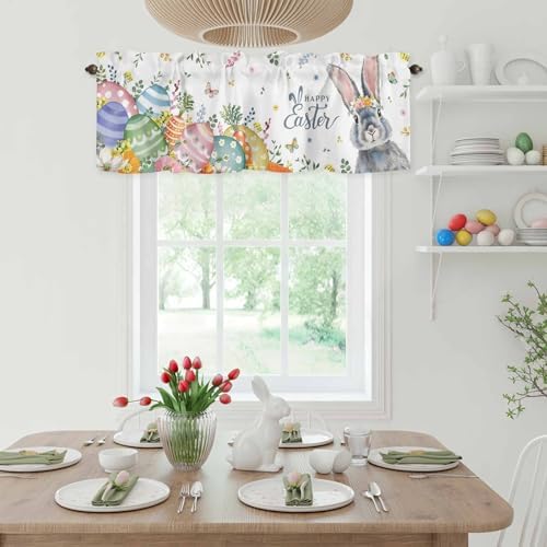 Vandarllin Easter Kitchen Curtains Valances - Image 3