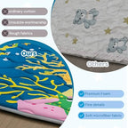 RONGFA Baby Play Mat for Floor, Playpen Mat for Toddlers Infant Kids, Machine - Image 6