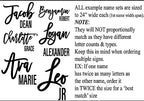 Custom Nursery Name Sign, Personalized - Image 5