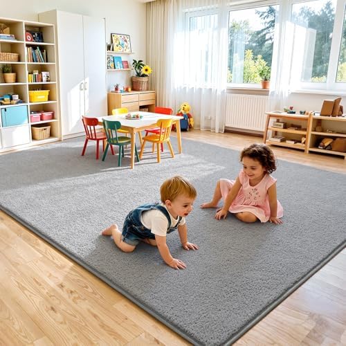 Keeko 6x9 Area Rugs for Living Room, Soft Washable Memory Foam Bedroom Rug - Image 5
