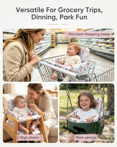 Padded Shopping Cart Seat Cover - Image 4