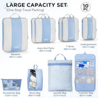 OlarHike 10 Set Compression Packing Cubes - Image 2