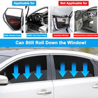 Ovege Blackout Car Window Curtains 4pcs Magnetic Privacy - Image 7