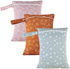 Happy Flute 3 Set Wet Bag Storage Bag Waterproof Washable by Unknown