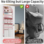 TAHAVICE 1PC Pink Over the Door Nursery Organizer - Image 2