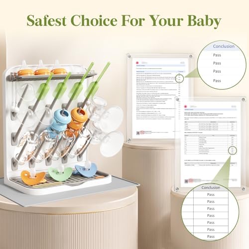 Lifewit 15-Hooks Baby Bottle Drying Rack - Image 2