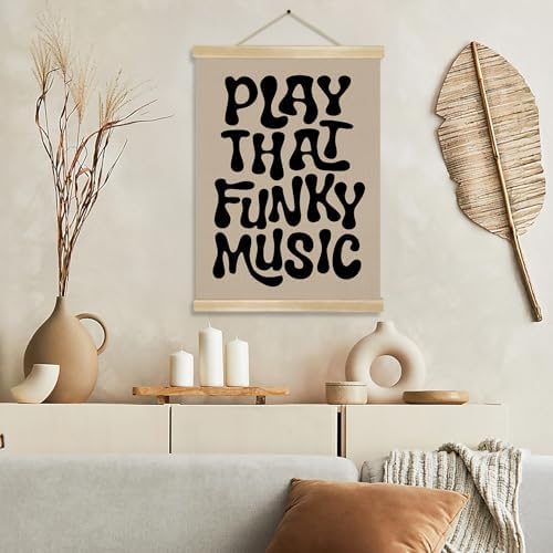 You found a duck Play That Funky Music Wall Art Decor, Retro 70s Groovy - Image 2