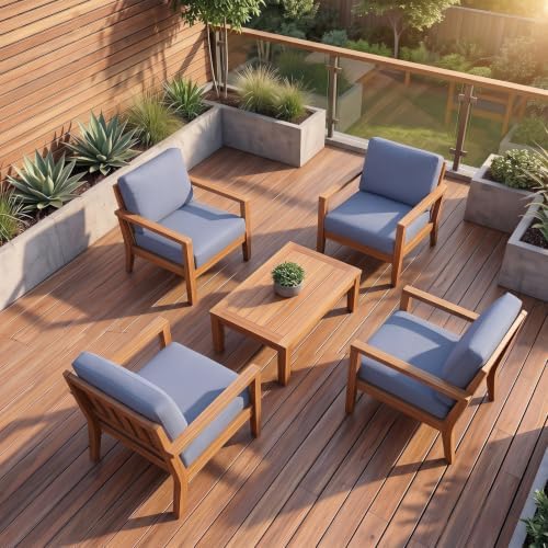 8Pcs Patio Cushion Covers Stretch Outdoor Furniture Protector Slipcovers - Image 6