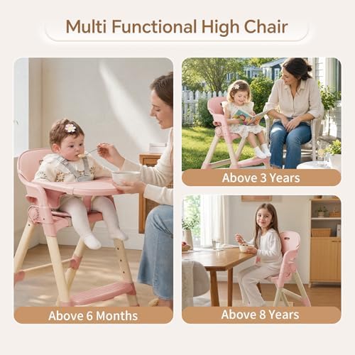 High Chair for Babies and Toddlers, Convertible Baby High Chair - Image 2