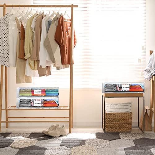 Kenning 20 Pcs Clear Zippered Storage Bags - Image 5
