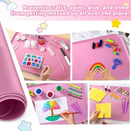 AtMini Silicone Craft Mats for Kids 24"x16"– - Image 4