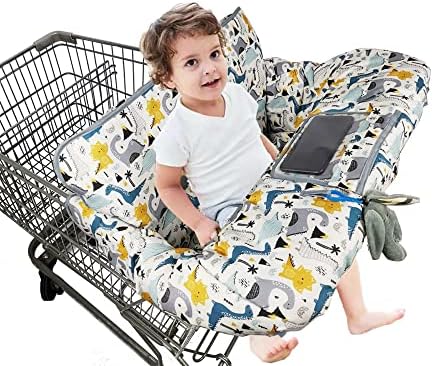 Shopping Cart Cover for Baby/Toddler, Cozy High Chair Cover, - Image 3