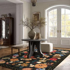 4x6 Washable Small Bedroom Rug: Living Room Area Rugs Non Slip Throw Carpet - Image 5