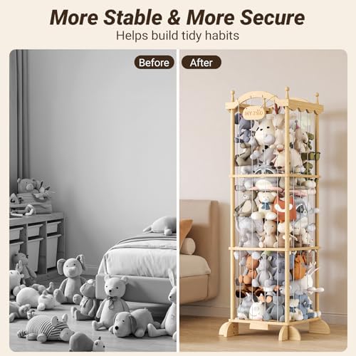 COSYLAND Stuffed Animal Storage Plushies Organizer - Image 6