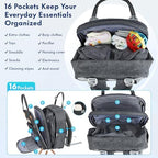 RUVALINO Travel Diaper Backpack - Image 4
