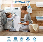PlushDeluxe Bamboo Waterproof Mattress Protector, King Size, Ultra Soft - Image 5