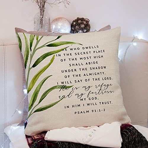 KongMoTree Bible Verse Throw Pillow Case, Blessing Gift, Scripture Art - Image 2