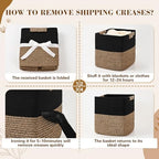 12 Inch Storage Cubes, 3 Pack Cube Storage Bins - Image 6
