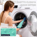 Anti-Slip Bathtub Shower Mat 28×15 Inch Turquoise Green - Image 7