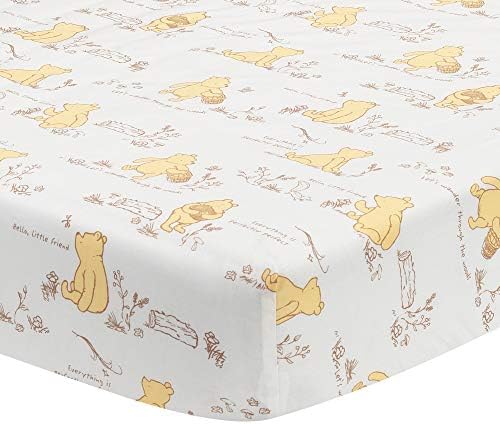 Lambs & Ivy Disney Baby Storytime Pooh 3-Piece Nursery Crib Bedding Set - Image 4