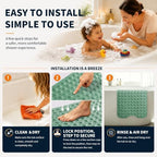 Yimobra Non Slip Bath Mat for Tub 40x16, Extra Long Bath Tub Mat - Image 4