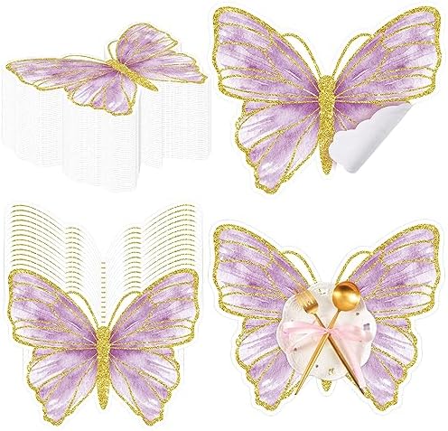 Harloon 50 Pcs Butterfly Paper Placemats by Muasung